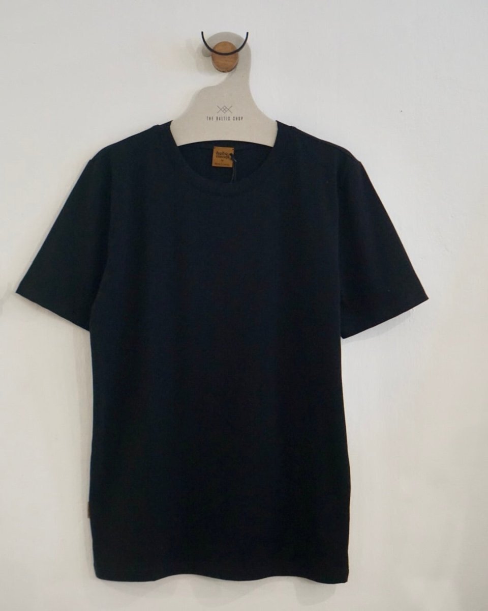Schwarzes T-Shirt aus Baumwolle für Herren - The Baltic Shop