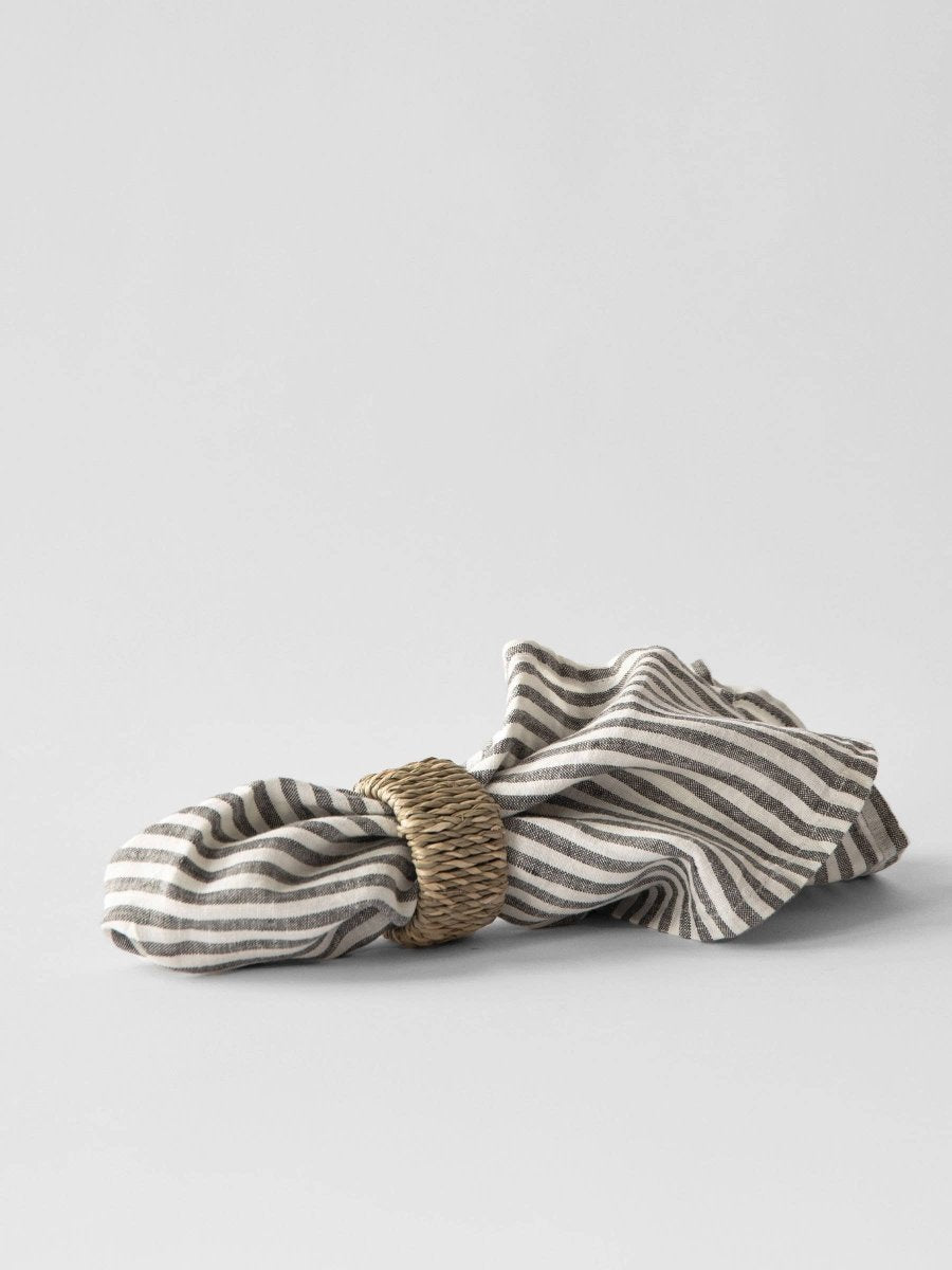 Serviettenring, 4er - Set, naturfarben - The Baltic Shop