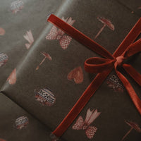 Set aus 3 Stück Weihnachtsstimmung Kraft Geschenkpapier - The Baltic Shop