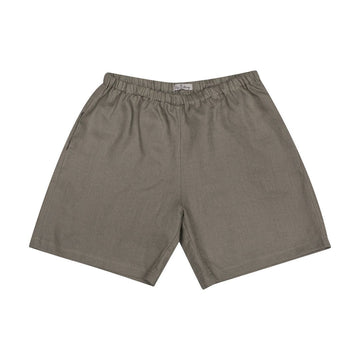 Shorts aus Leinen in Khaki - The Baltic Shop