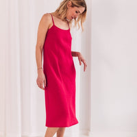 Slipkleid aus Leinen "Ruby" - The Baltic Shop