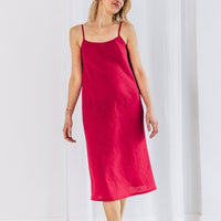 Slipkleid aus Leinen "Ruby" - The Baltic Shop