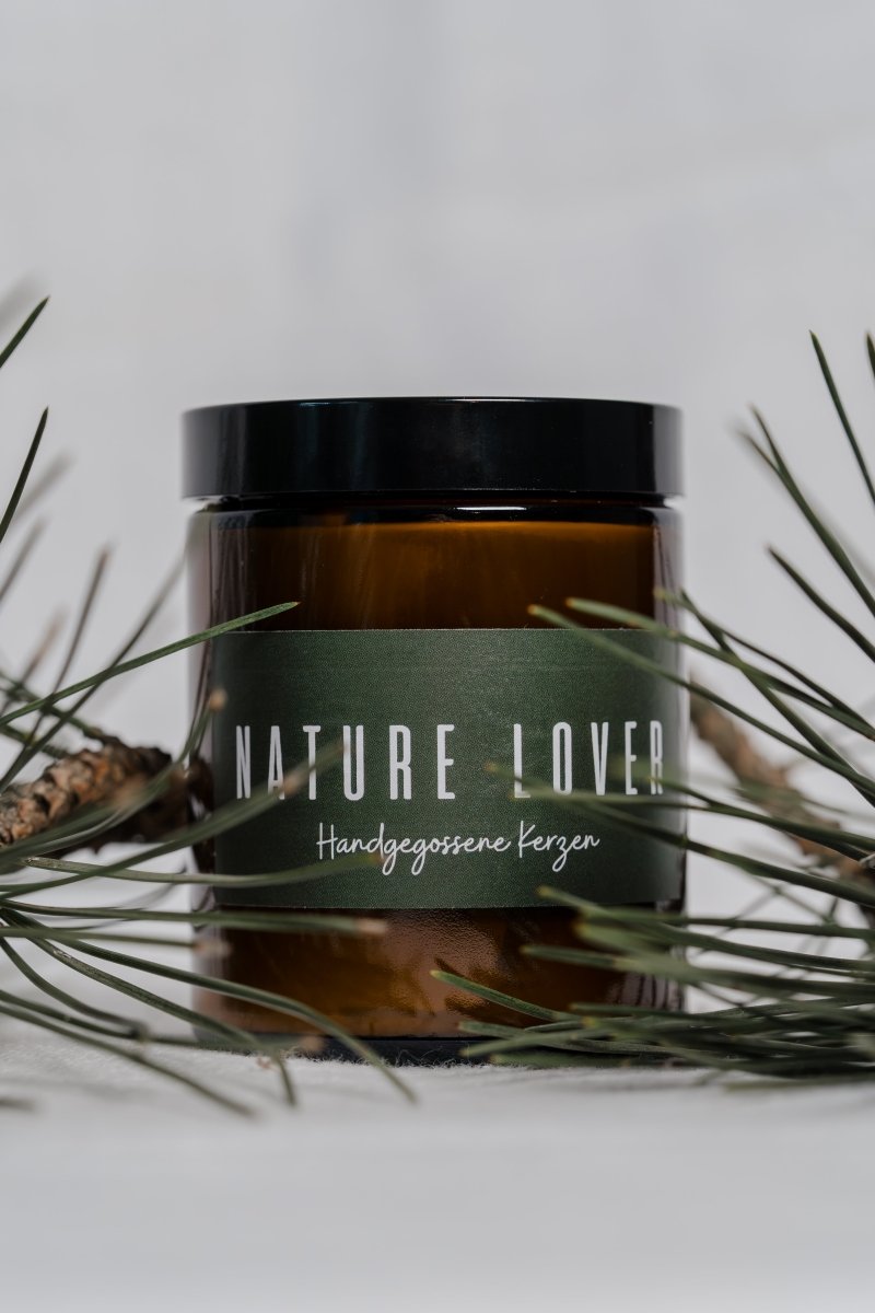 Sojawachskerze im Glas, Zitronengras - The Baltic Shop