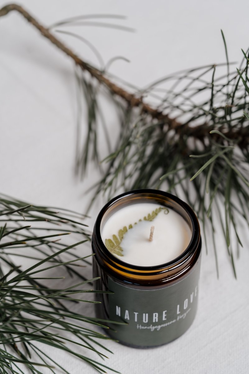 Sojawachskerze im Glas, Zitronengras - The Baltic Shop