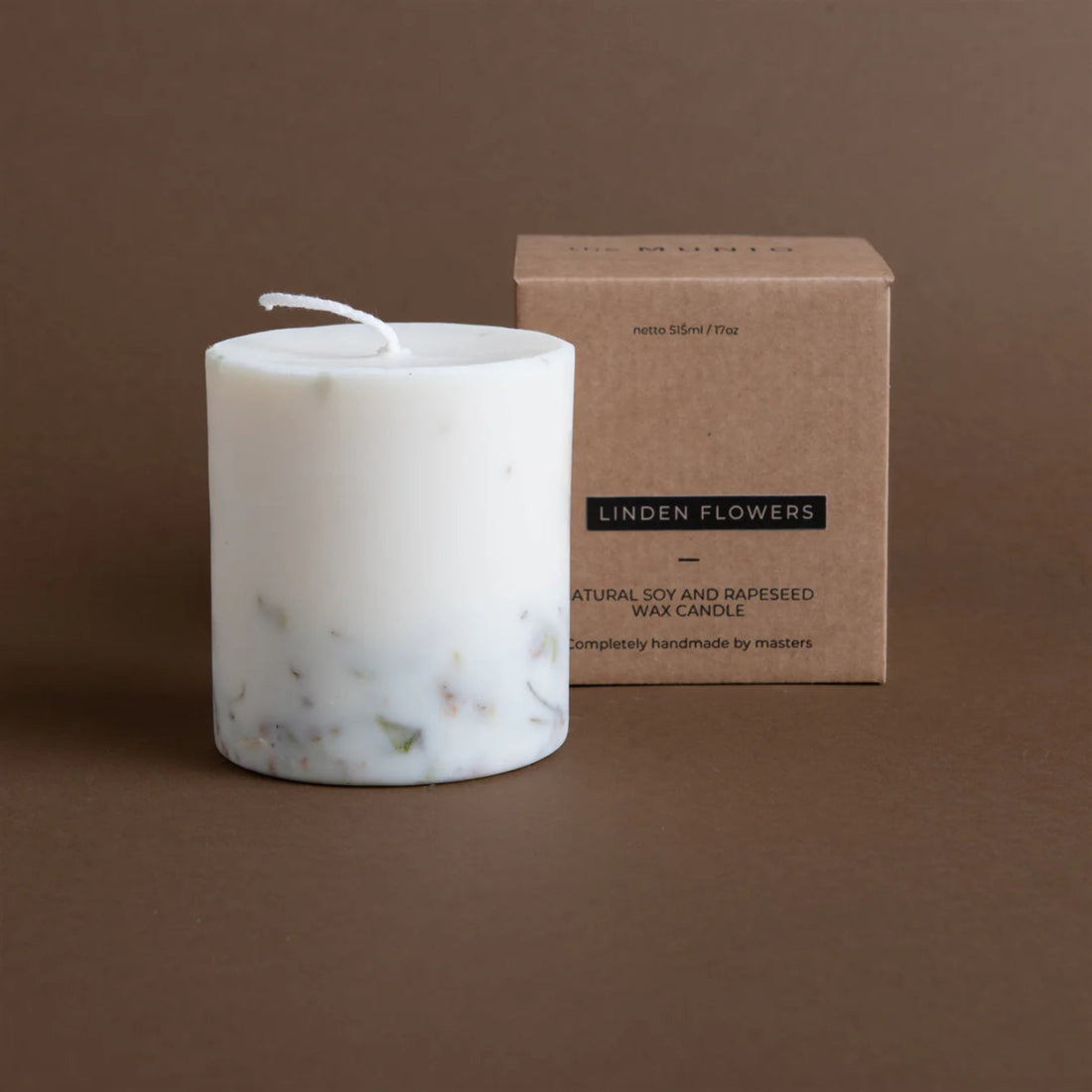 Sojawachskerze "Lindenblüte" 515 ml - The Baltic Shop
