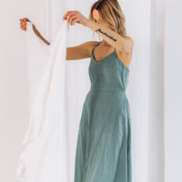 Sommerlicher Kleid aus Leinen "Liga" - The Baltic Shop