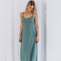Sommerlicher Kleid aus Leinen "Liga" - The Baltic Shop