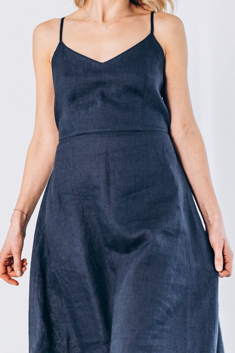 Sommerlicher Kleid aus Leinen "Liga" - The Baltic Shop
