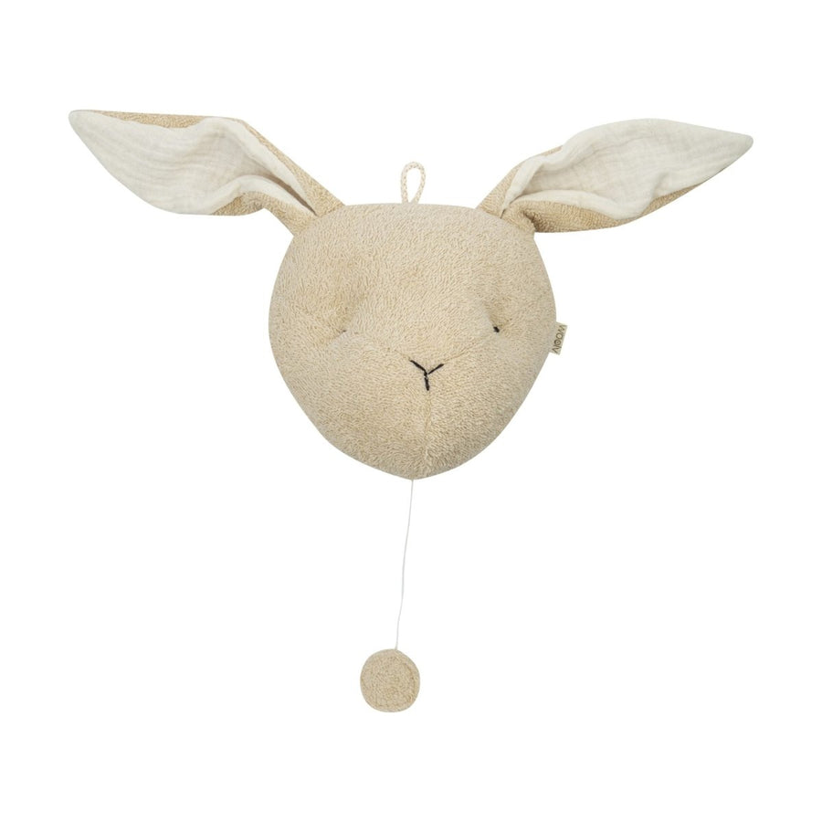 Spieluhr aus Bio Baumwolle - Hase - The Baltic Shop
