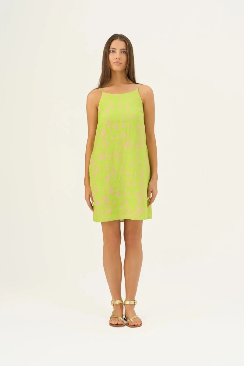 Stella Kleid in Neon Grün – Verspielte Eleganz mit modernem Twist - The Baltic Shop