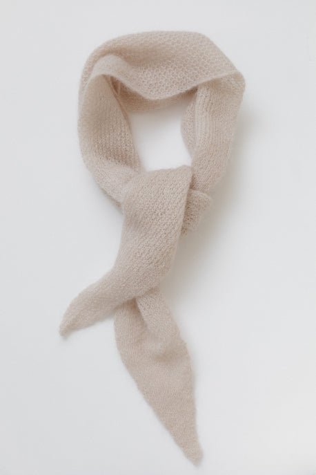 Strickweste in Wabenmuster aus Mohair und Seide - The Baltic Shop