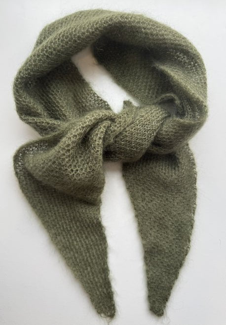 Strickweste in Wabenmuster aus Mohair und Seide - The Baltic Shop