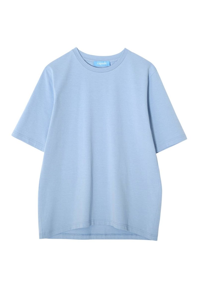 T-Shirt 'HONOLULU' | lockerer Schnitt, Farbe 'Sommerhimmel', Baumwollmischung - The Baltic Shop
