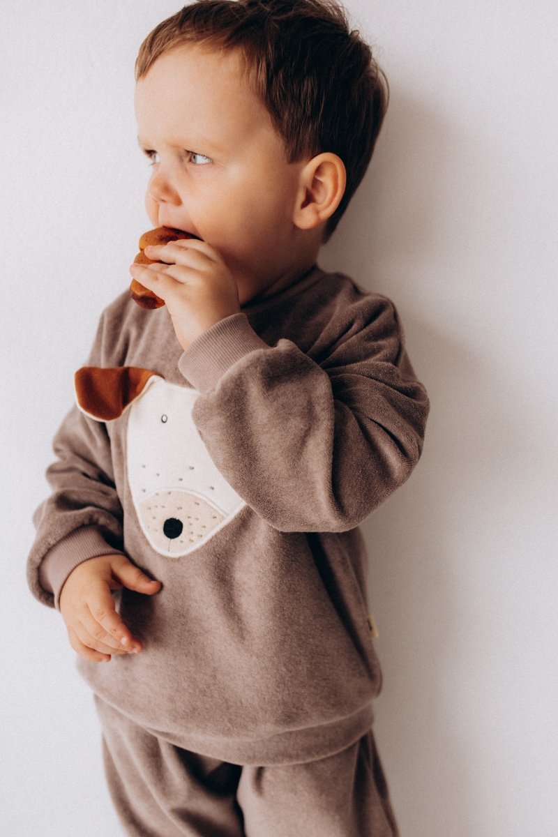 Terry Oversize Pullover in 2 Motive - The Baltic Shop