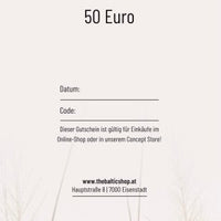 The Baltic Shop - Gutschein - The Baltic Shop