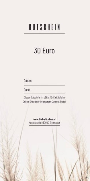The Baltic Shop - Gutschein - The Baltic Shop