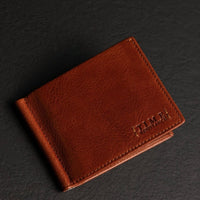 The Outsider – Geldklammer-Portemonnaie aus Vachetta-Leder - The Baltic Shop