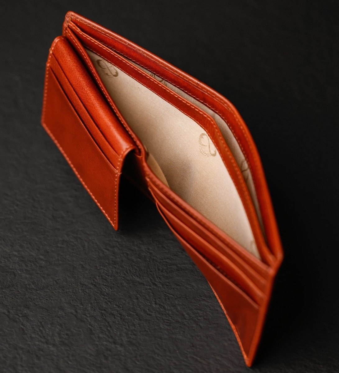 The Poetic Justice – Leder-Geldbörse aus Vachetta-Leder - The Baltic Shop