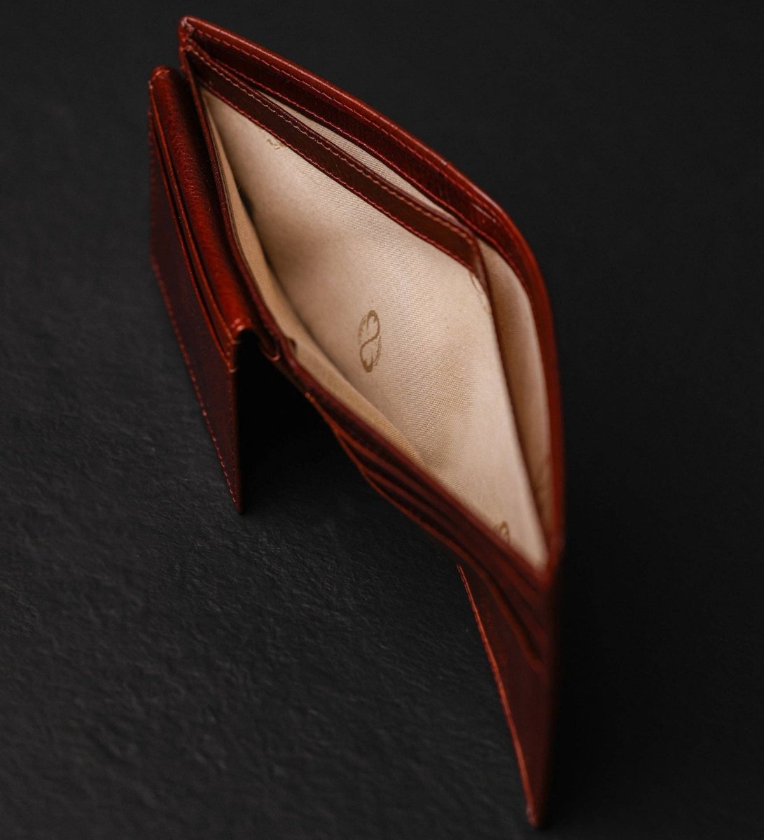 The Poetic Justice – Leder-Geldbörse aus Vachetta-Leder - The Baltic Shop