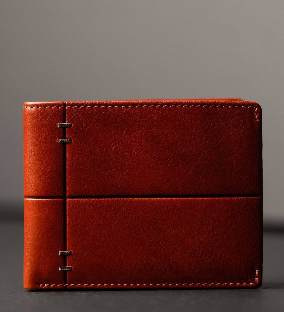 The Poetic Justice – Leder-Geldbörse aus Vachetta-Leder - The Baltic Shop