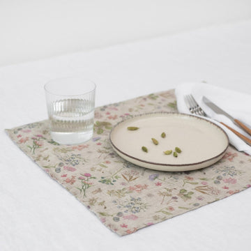 Tischset aus Naturleinen - Botany - The Baltic Shop