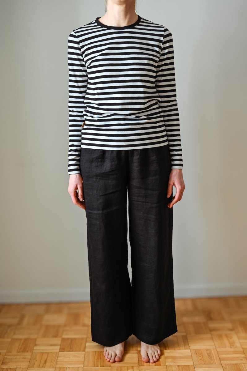Top aus Baumwolle für Damen, gestreift - The Baltic Shop