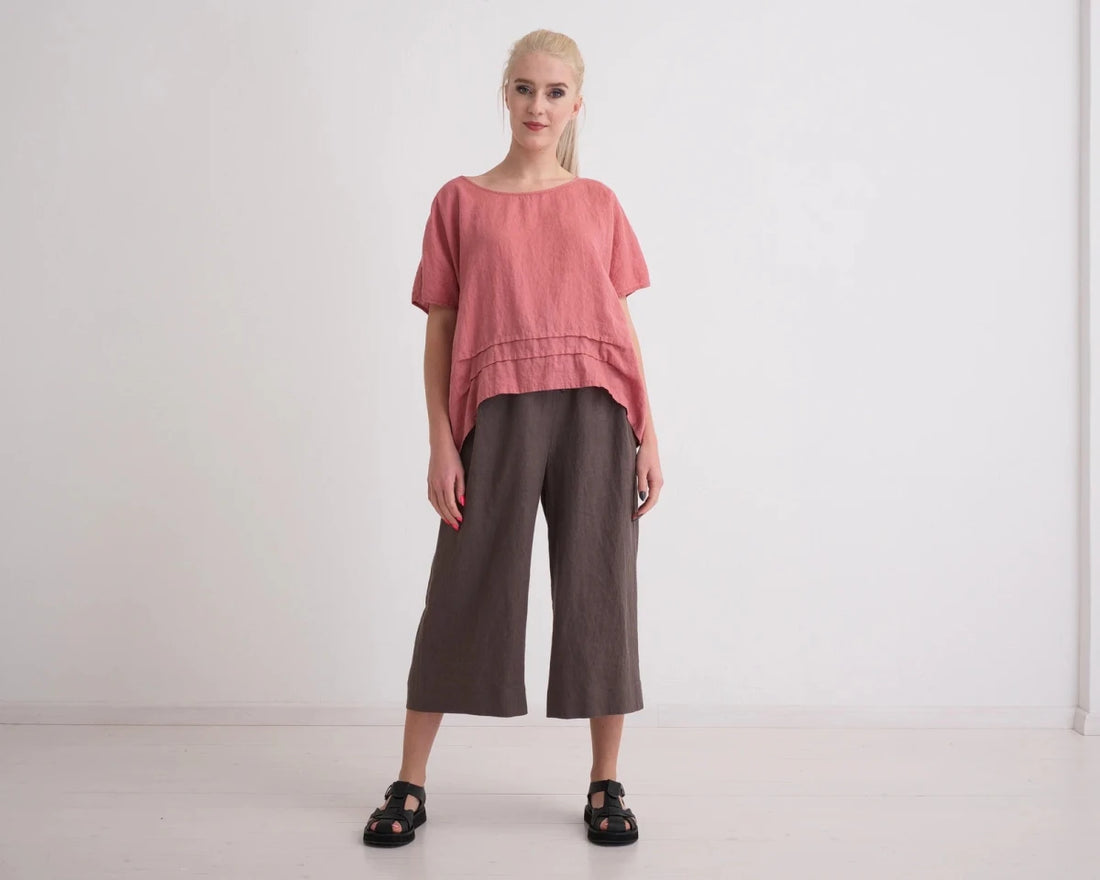 Top aus Leinen "Josefine" - The Baltic Shop