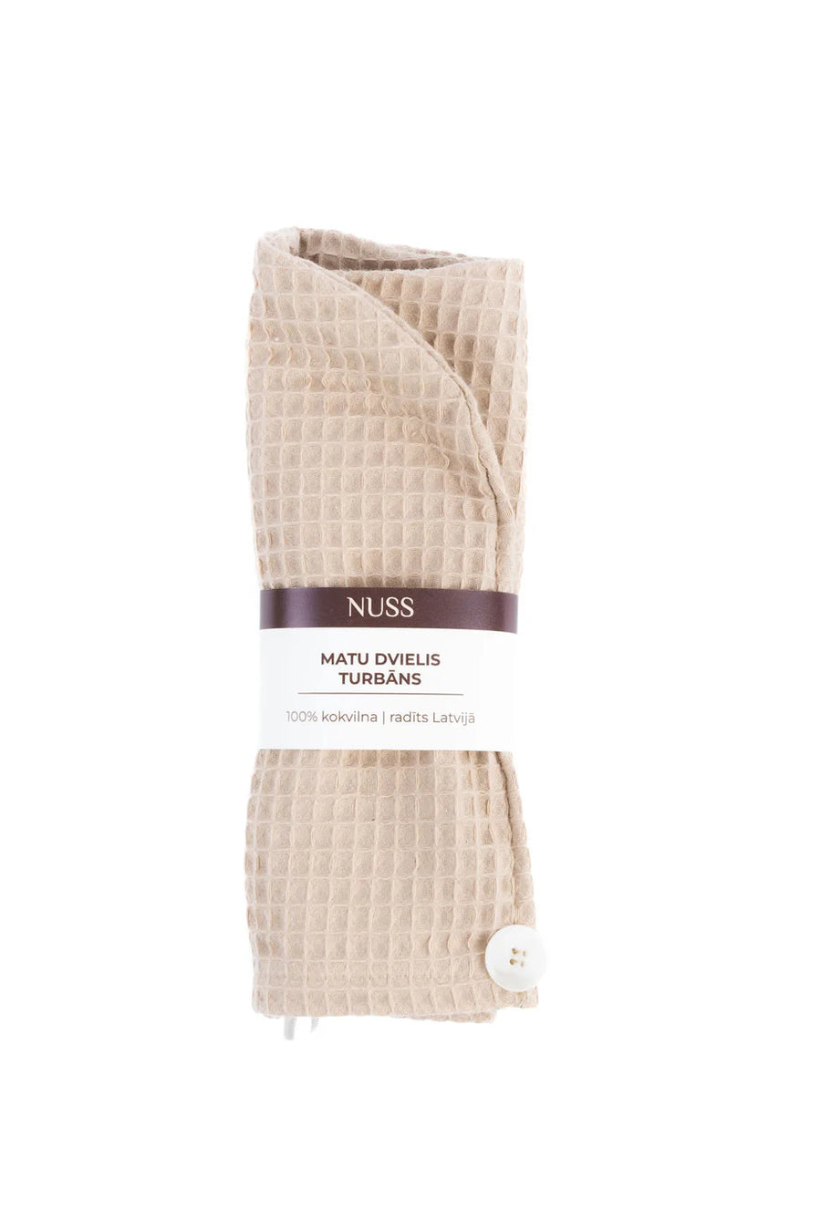 Turban für Sauna aus 100% Baumwolle