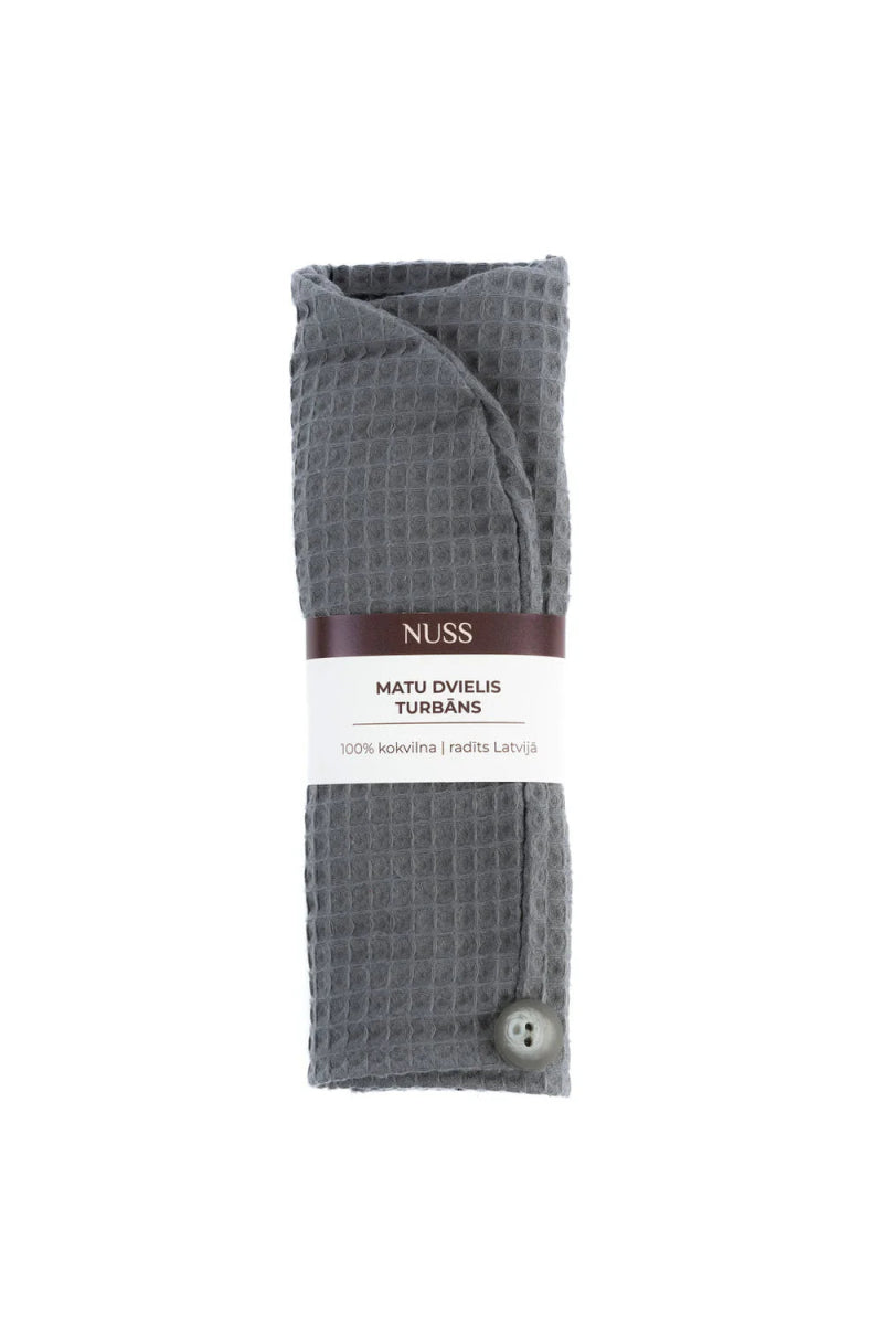 Turban für Sauna aus 100% Baumwolle - The Baltic Shop