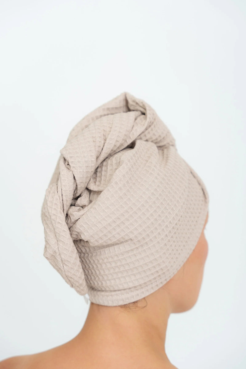 Turban für Sauna aus 100% Baumwolle - The Baltic Shop