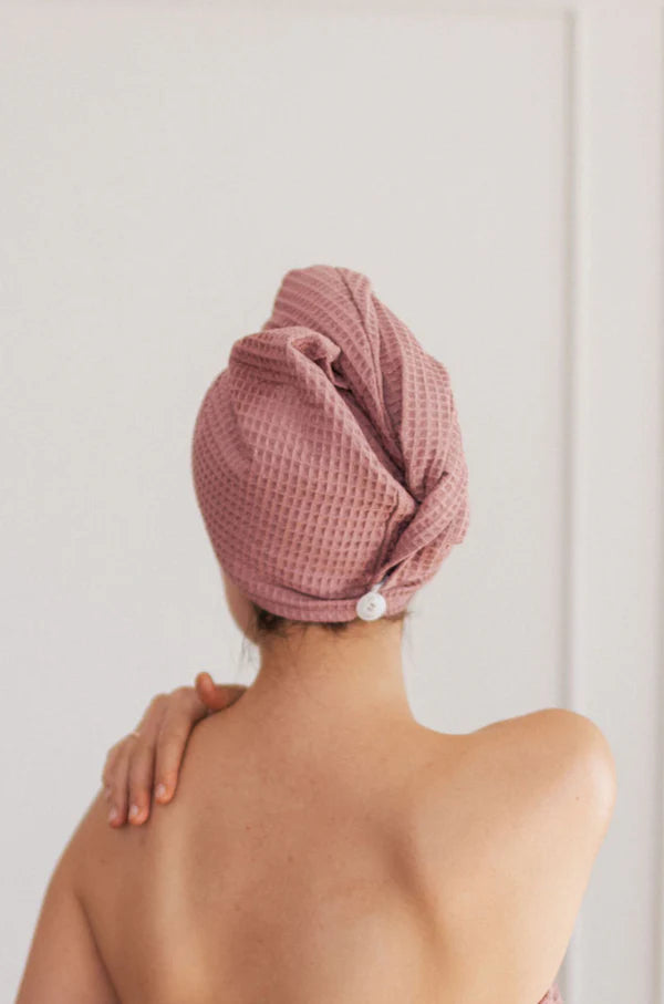 Turban für Sauna aus 100% Baumwolle