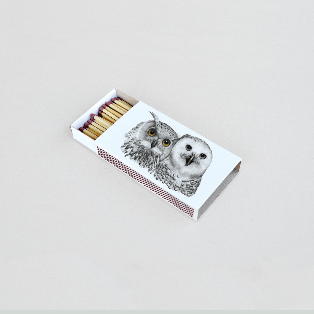 Uhu und Eule - Streichholzschachtel - The Baltic Shop