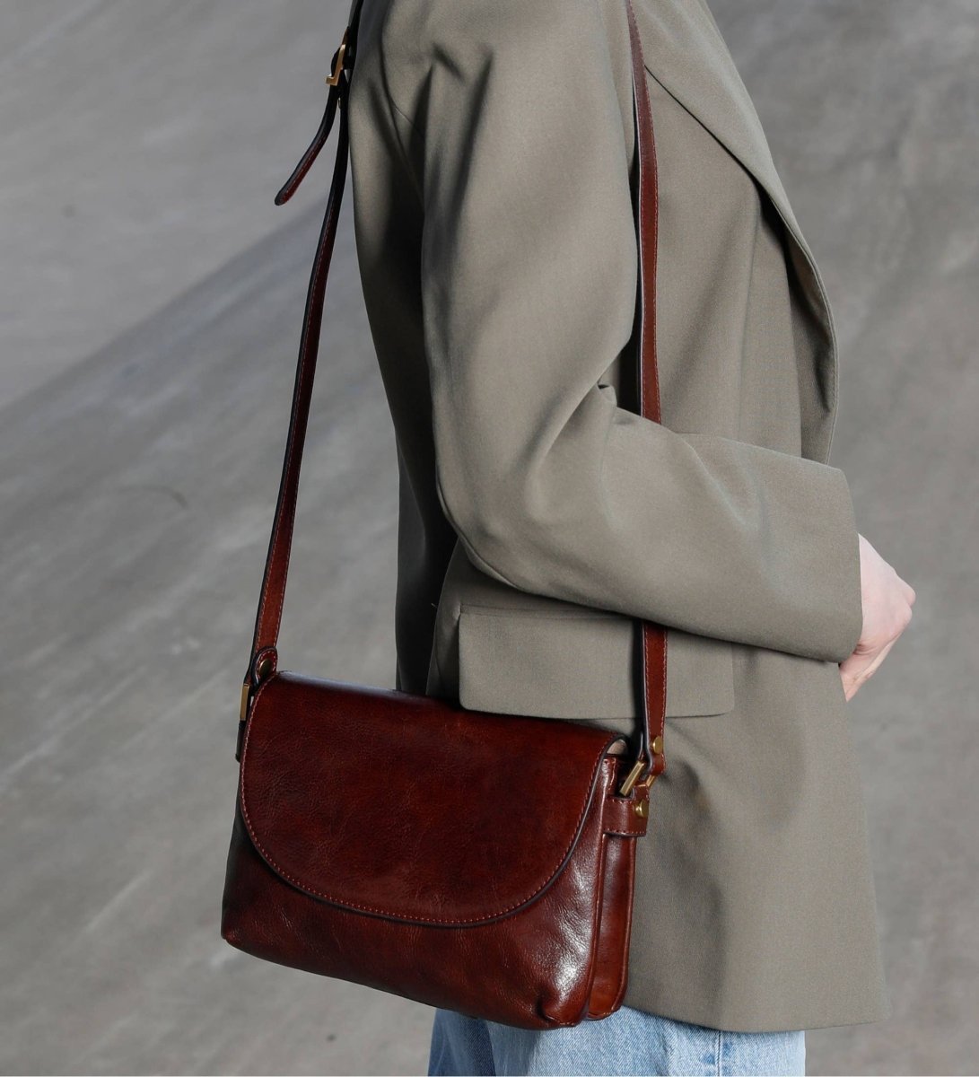 Umhängetasche aus Leder - Sophie's Choice - The Baltic Shop