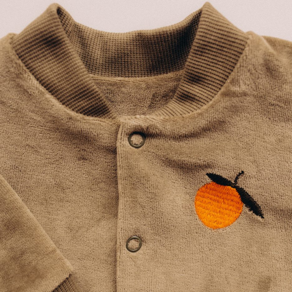 Veloursjacke aus Bio Baumwolle in 3 farben