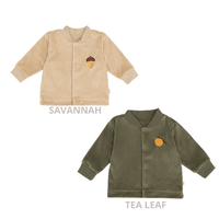 Veloursjacke aus Bio Baumwolle in 3 farben - The Baltic Shop