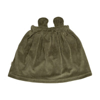 Veloursrock mit Teddyohren aus Bio Baumwolle - The Baltic Shop