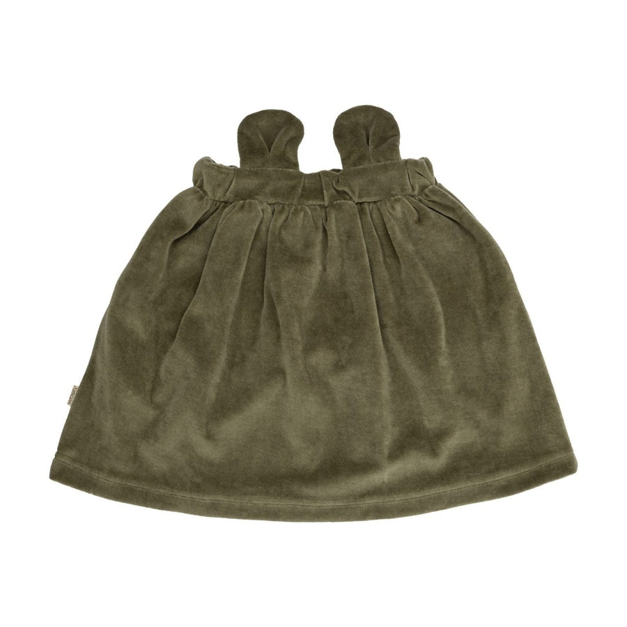 Veloursrock mit Teddyohren aus Bio Baumwolle - The Baltic Shop