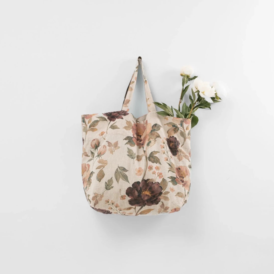 Vintage Roses Leinenshopper - The Baltic Shop