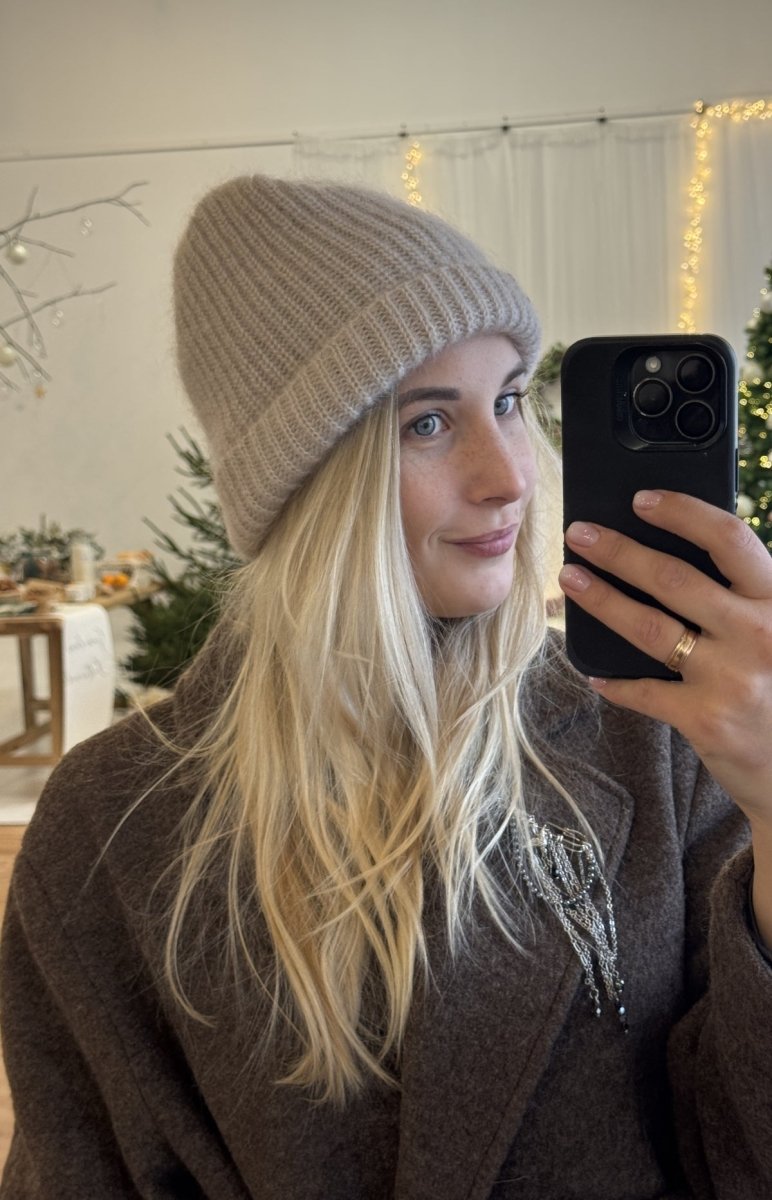 Weiche Haube aus Mohair und Seide - The Baltic Shop