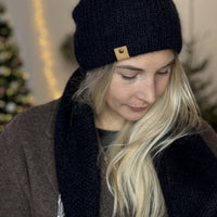 Weiche Haube aus Mohair und Seide - The Baltic Shop