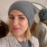 Weiche Winterhaube mit gerippten Rand - 2 Farbig - The Baltic Shop