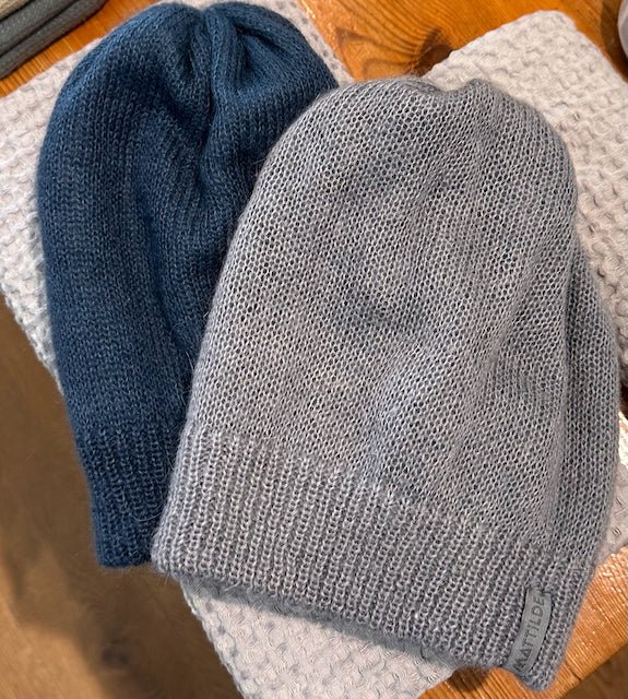 Weiche Winterhaube mit gerippten Rand - 2 Farbig - The Baltic Shop