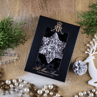 Weihnachtsfigur aus Schokolade, gestricktes Herz - The Baltic Shop