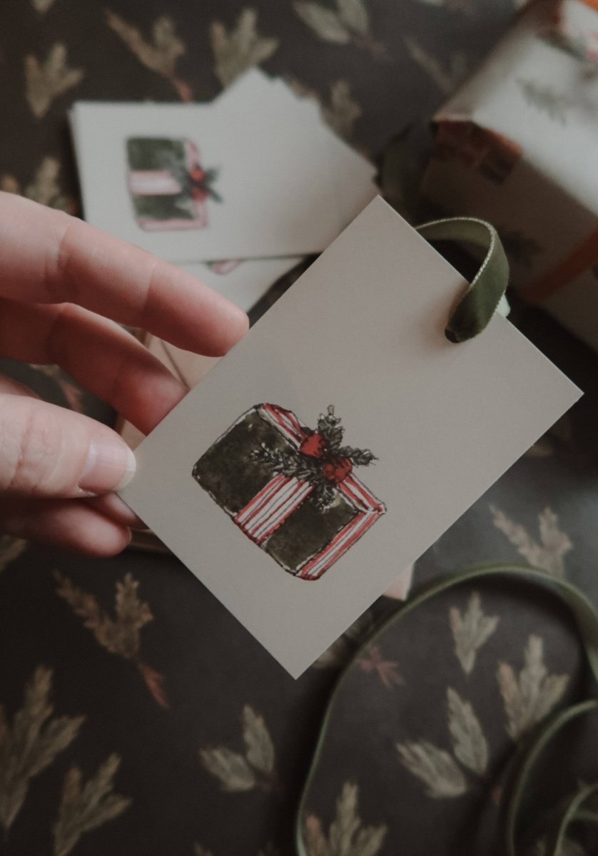 Weihnachtsgeschenk Kleine flache Karte - The Baltic Shop