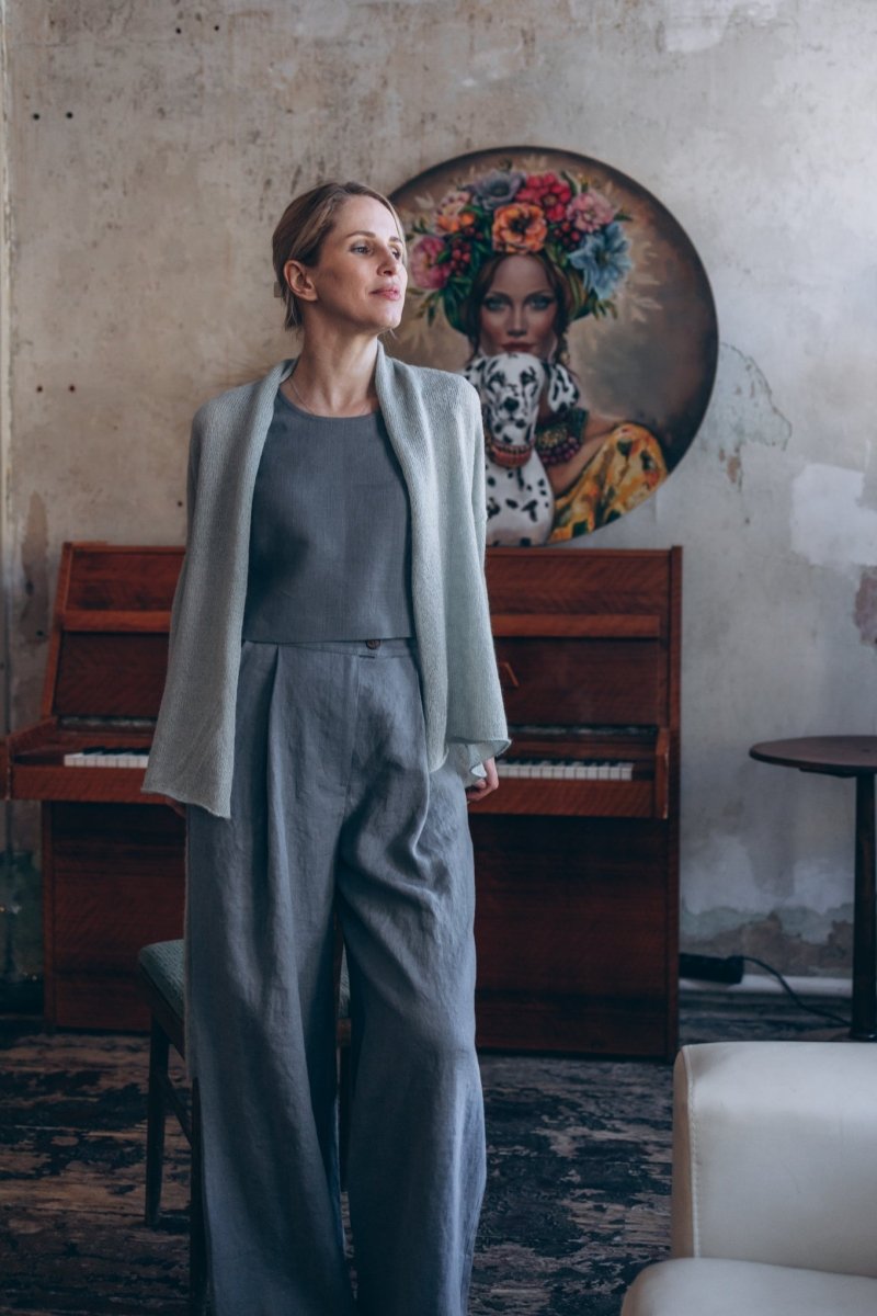 Weite Leinenhose "Elisa" - The Baltic Shop