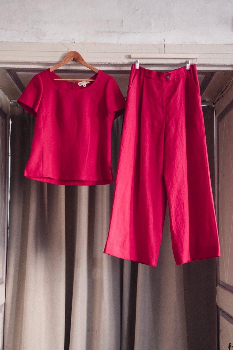 Weite Leinenhose "Elisa" - The Baltic Shop