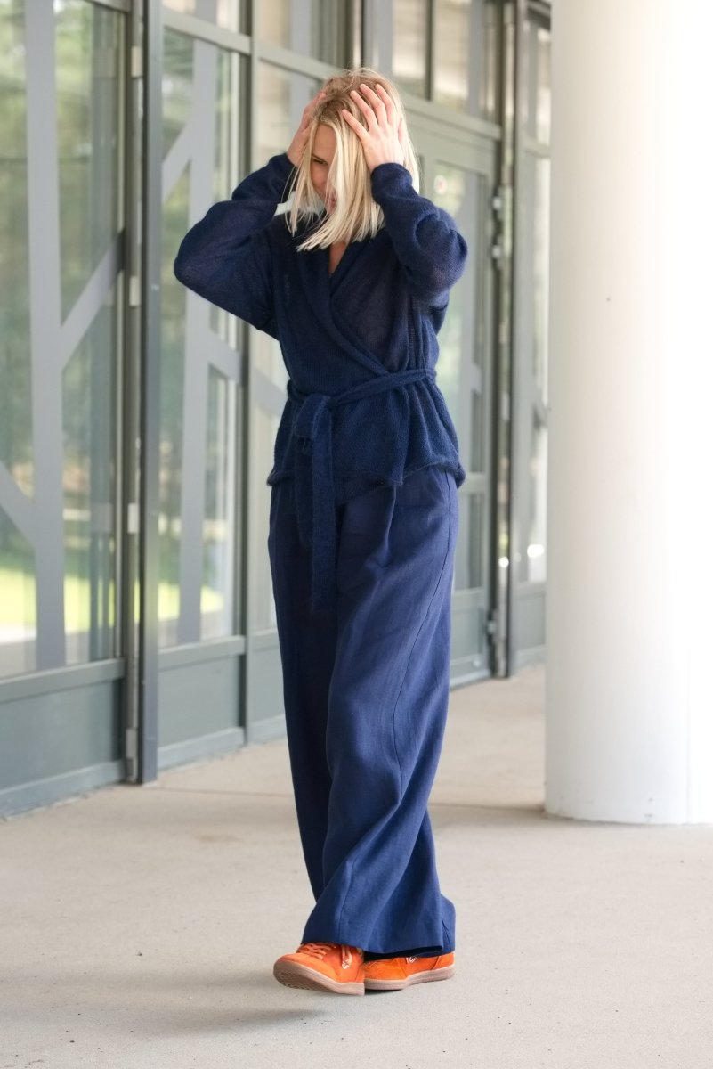 Weite Leinenhose "Elisa" in 4 Farben AW26 - The Baltic Shop