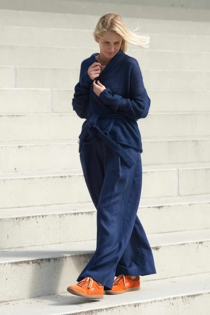 Weite Leinenhose "Elisa" in 4 Farben AW26 - The Baltic Shop