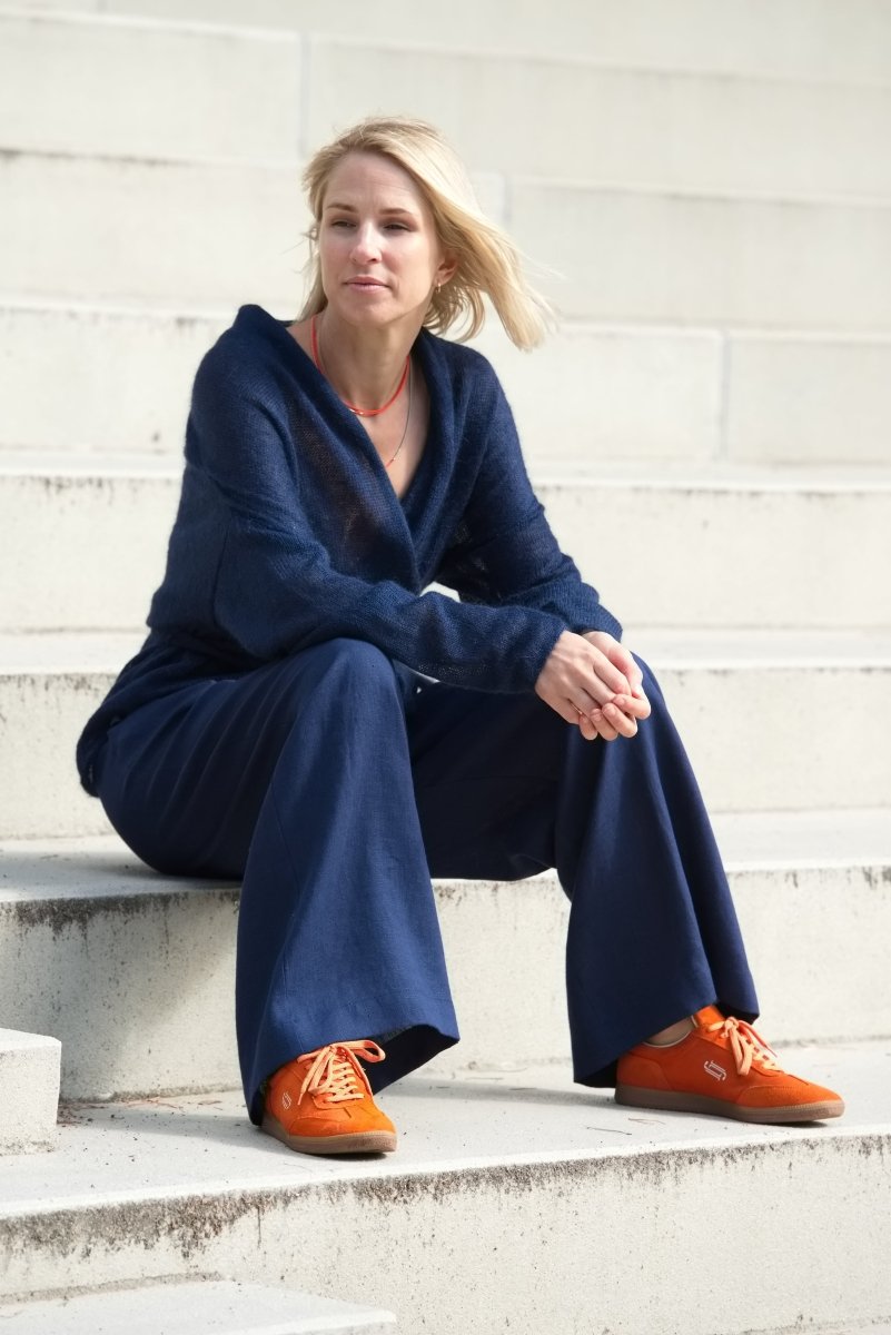 Weite Leinenhose "Elisa" in 4 Farben AW26 - The Baltic Shop