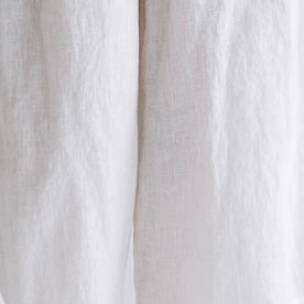 Top aus Leinen mit überlappende Rückenpartie "Santa"